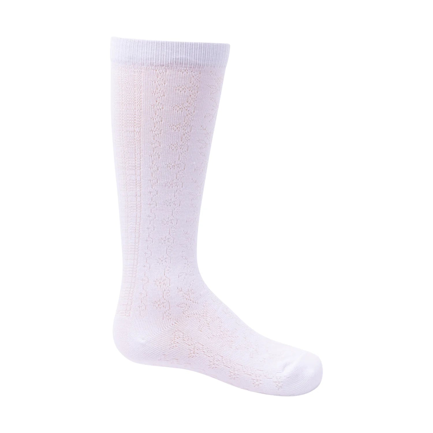 Floral Modal Knee - Ivory