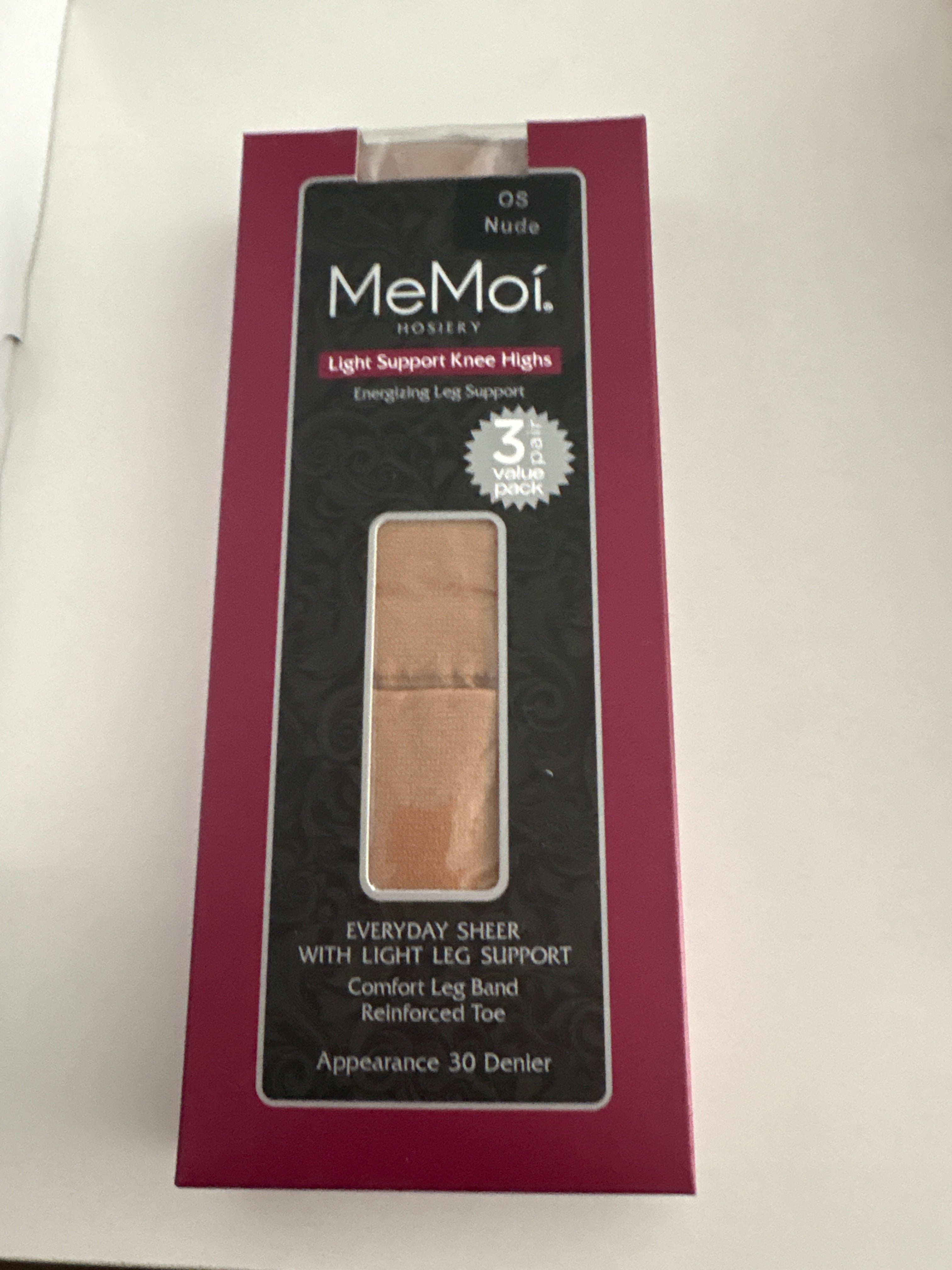 3 pack 30 Den Knee high
