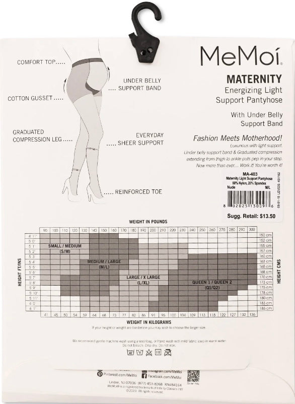 Light Support Maternity Tights