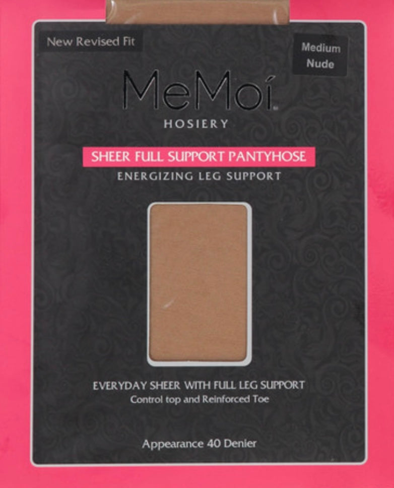 Womens Sheer Full Support Pantyhose