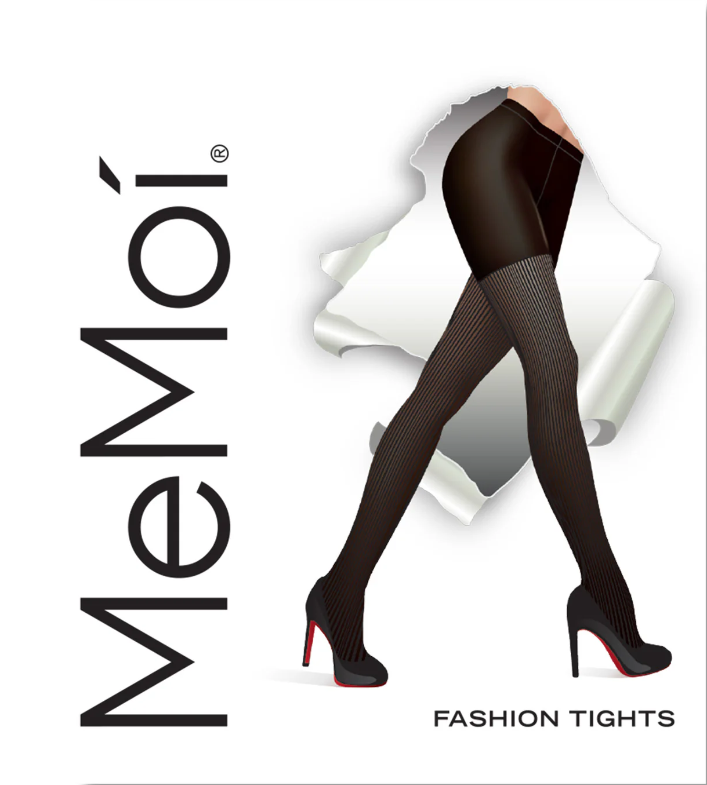 Twin Rib Opaque Tights