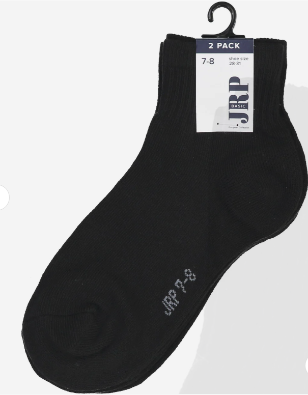 JRP Sport Rib Crew Socks (2 Pack)