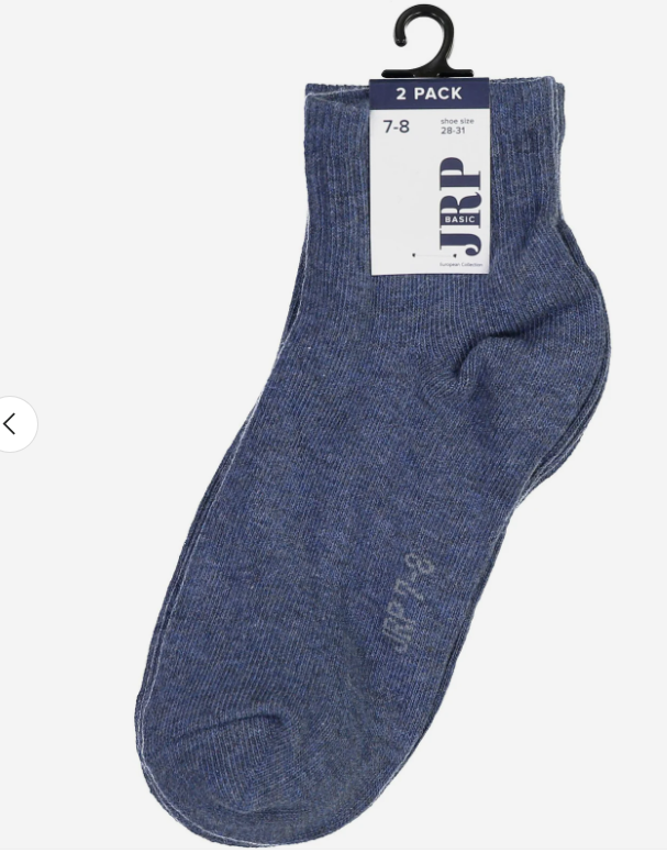 JRP Sport Rib Crew Socks (2 Pack)