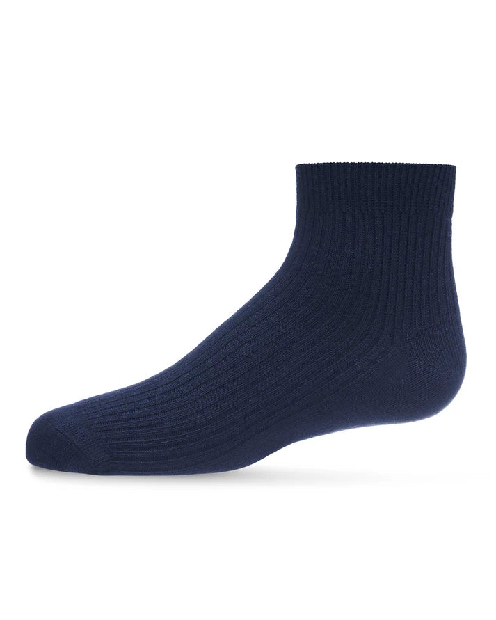 Thin Ribbed Ankle Socks