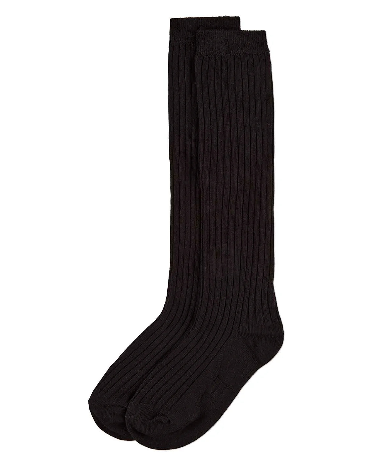 3 Pack Girls Classic Ribbed Cotton-Rich Knee Socks Camp