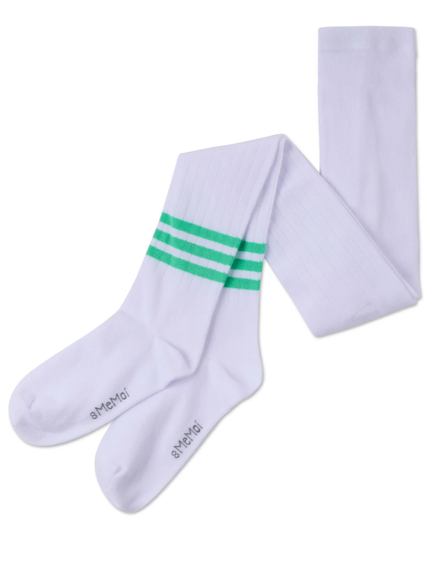 Bright Stripe Cotton Tights