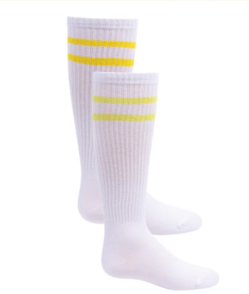 Striped 2-Pack Knee Socks