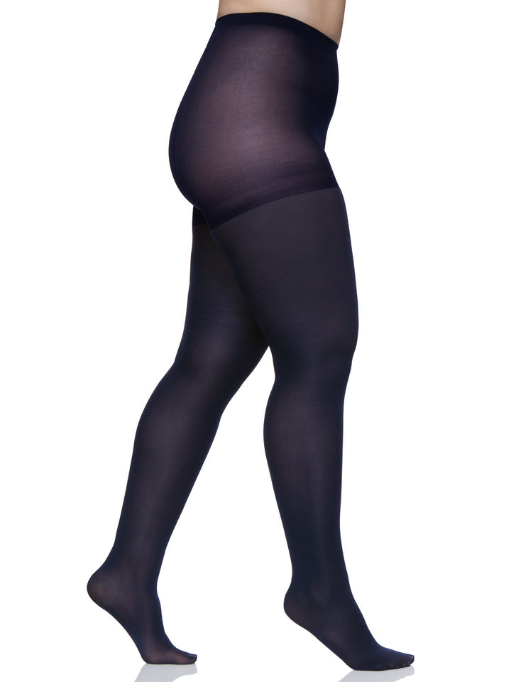 Queen Microfiber Opaque Control Top Tights