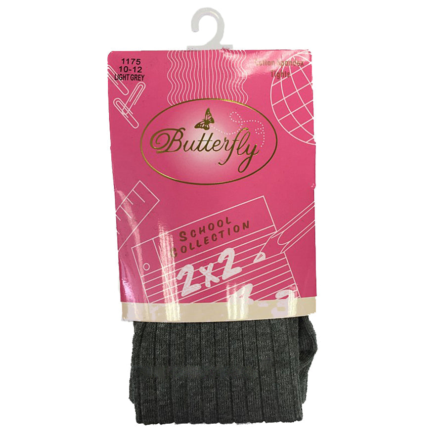 Infant / Toddler Cotton Spandex Tights - Ribbed