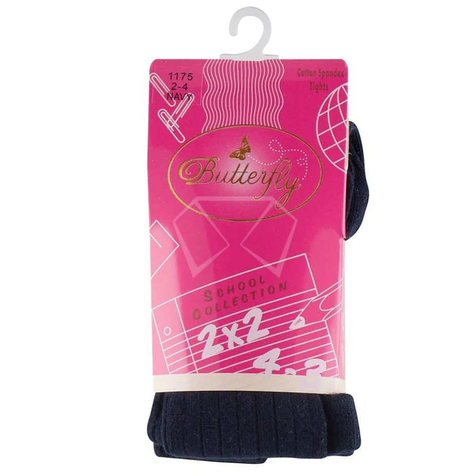 Infant / Toddler Cotton Spandex Tights - Ribbed