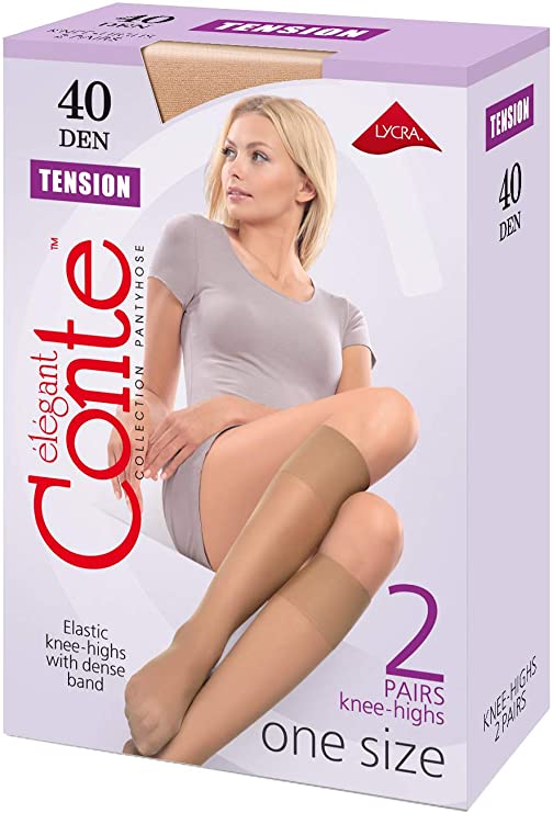 Conte knee High 40 Denier 2-Pack