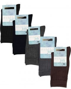 Unisex Bamboo Ankle Socks - Ribbed
