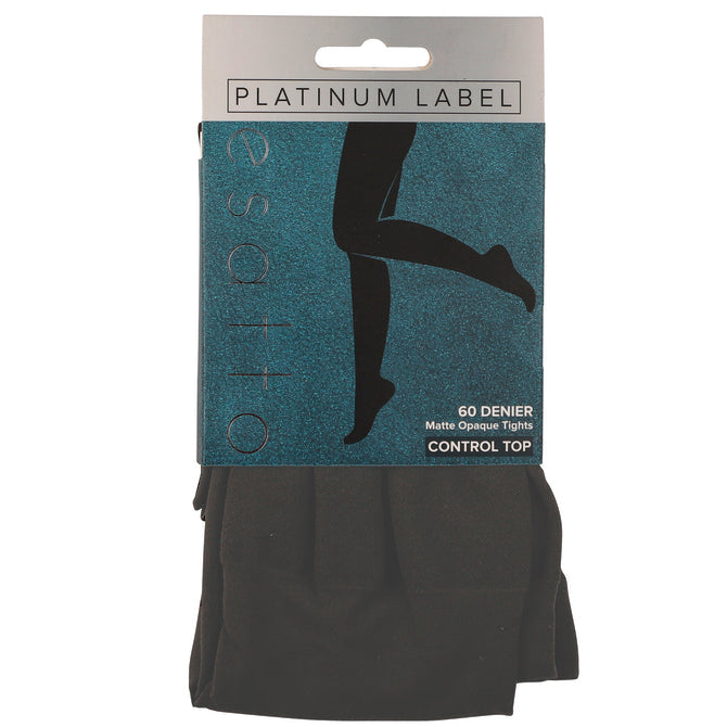 Womens Opaque 60 Denier Tights - Control Top