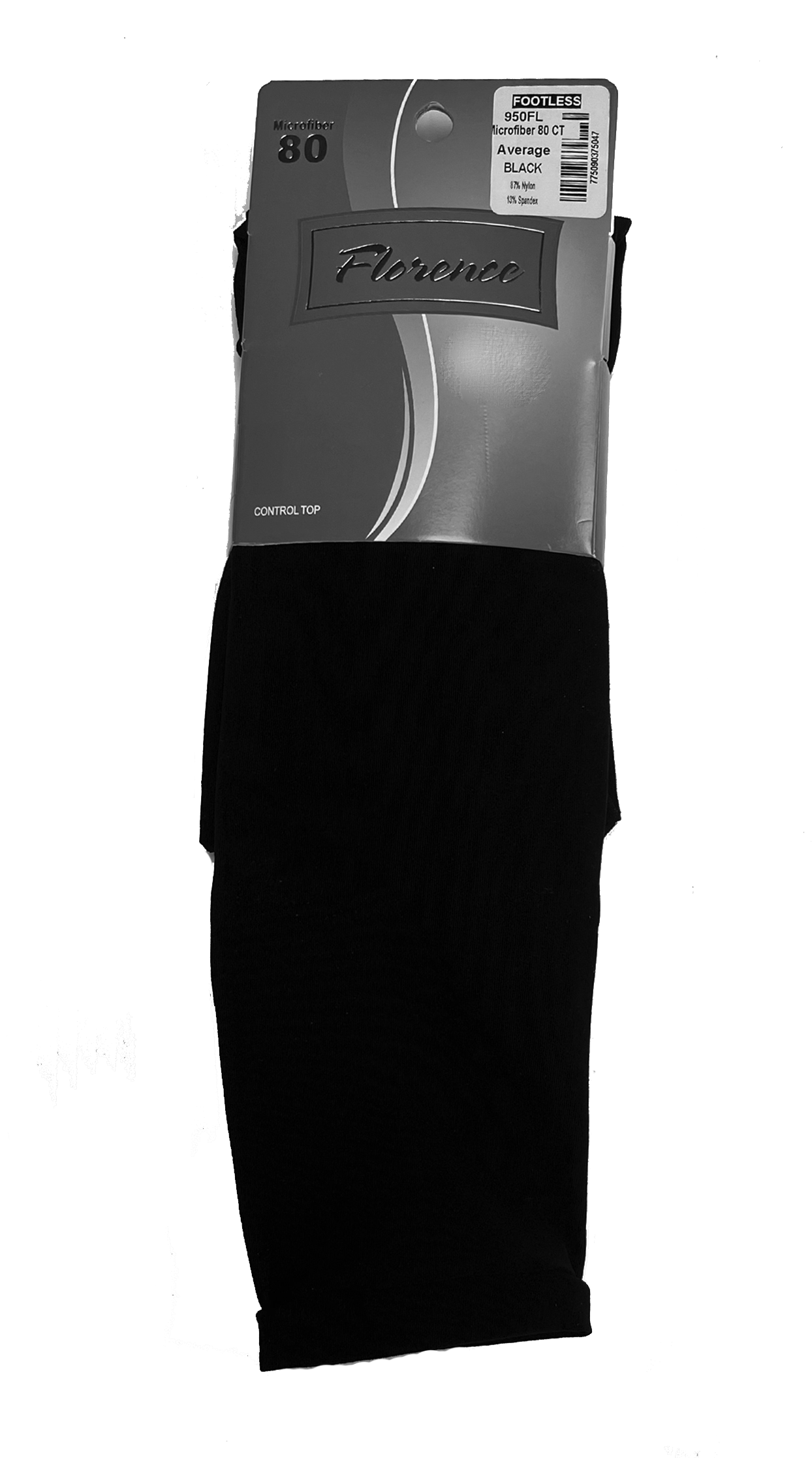 Womens Microfiber Opaque 80 Denier Footless Tights