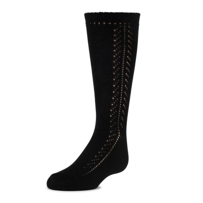 Girls Crochet Knee Socks