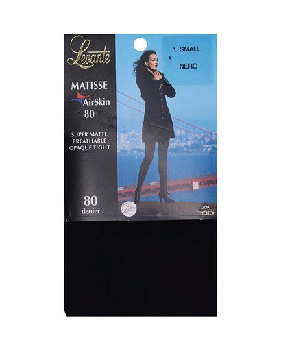 Womens Levante Matisse 80 Denir Airskin No Control Top Tights