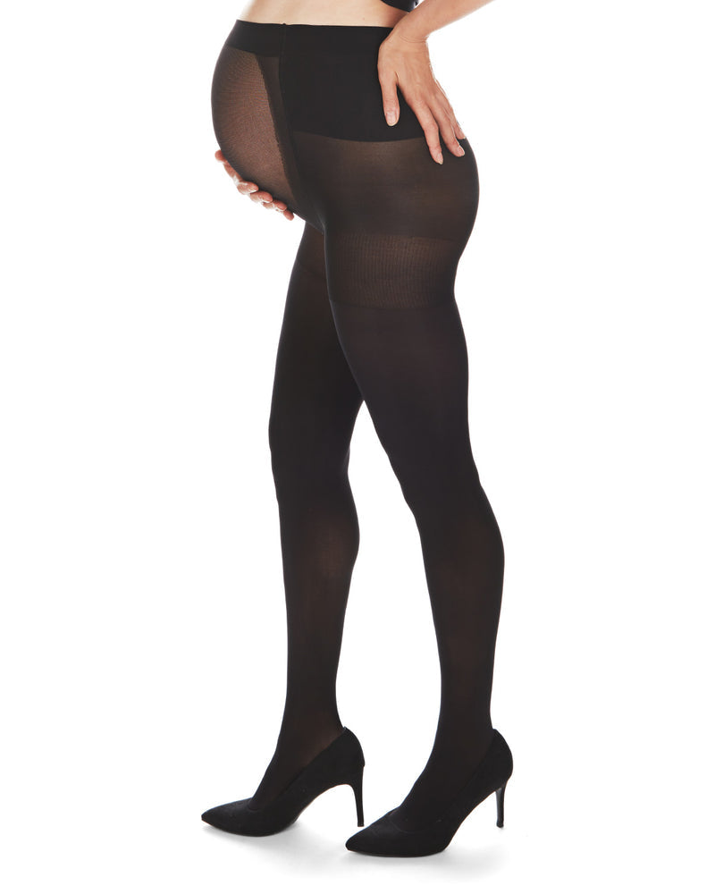 Microfiber Opaque Maternity Tights