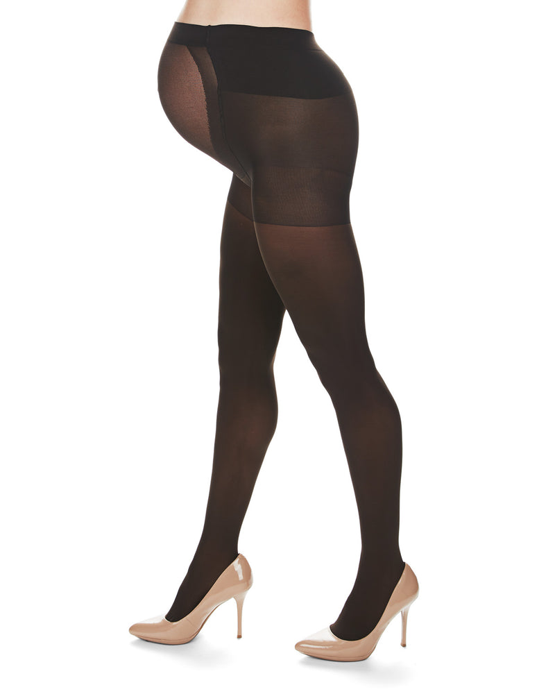 Microfiber Opaque Maternity Tights