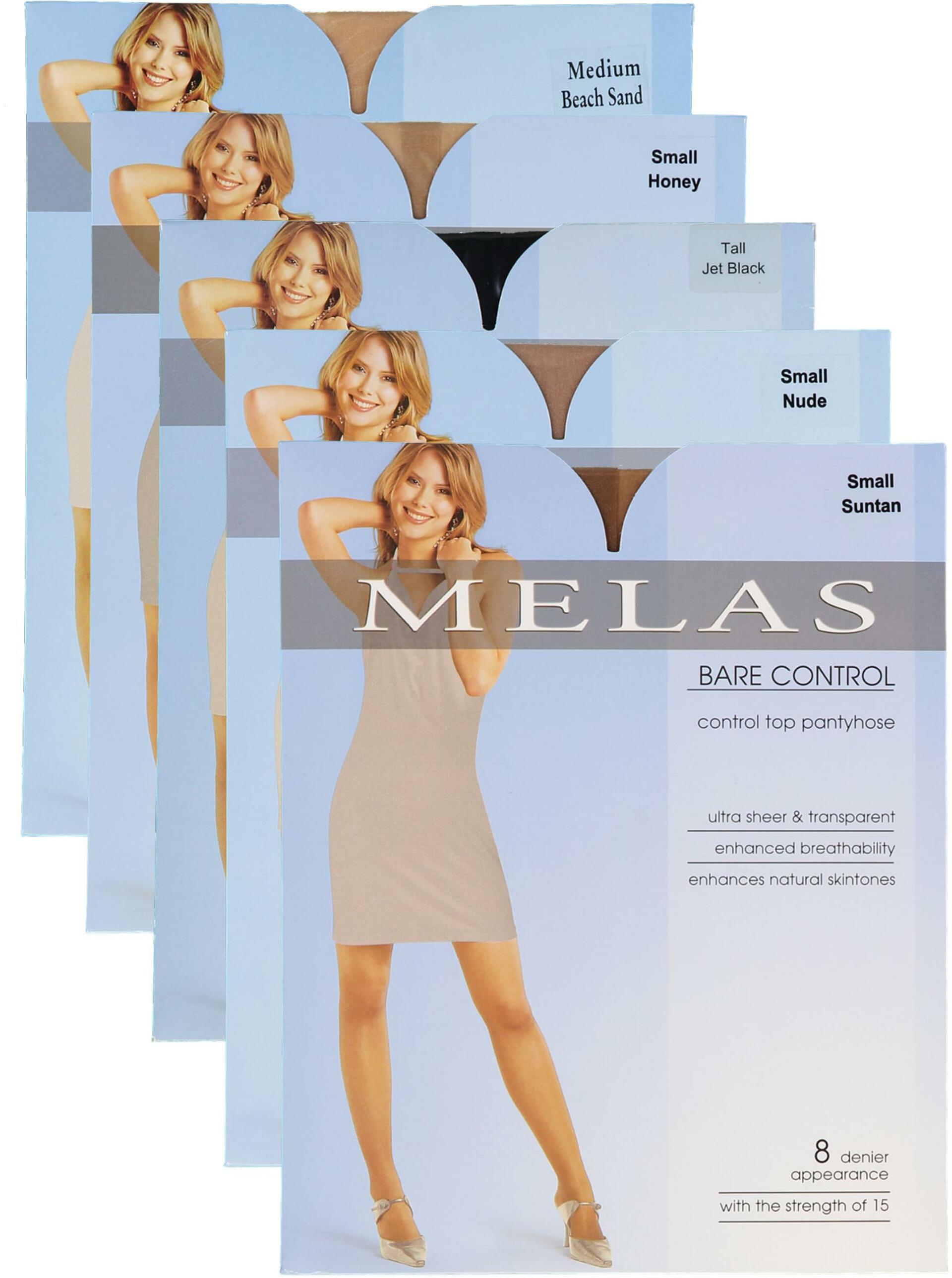 Womens Bare Control 8 Denier Pantyhose