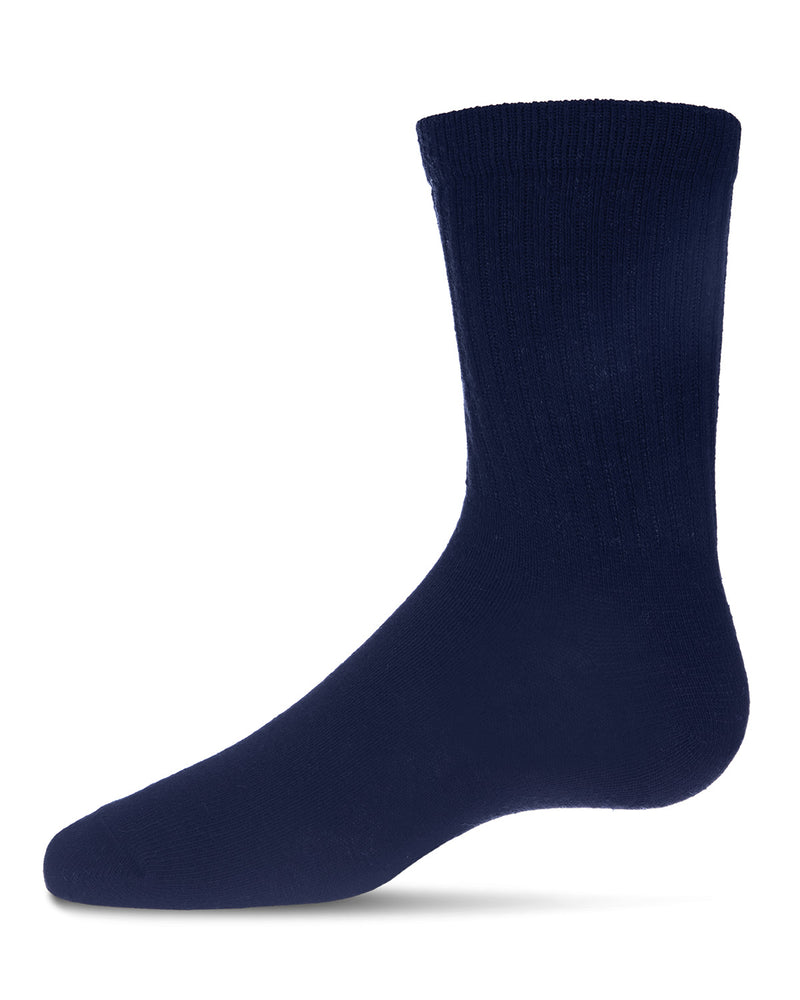 Boys Ribbed Crew Sport Socks - 3 Pack