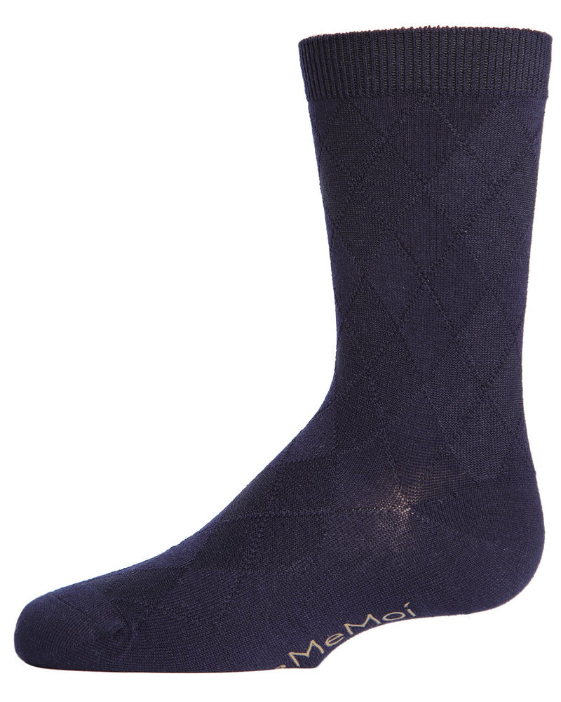 Boys All Over Argyle Dress Crew Socks