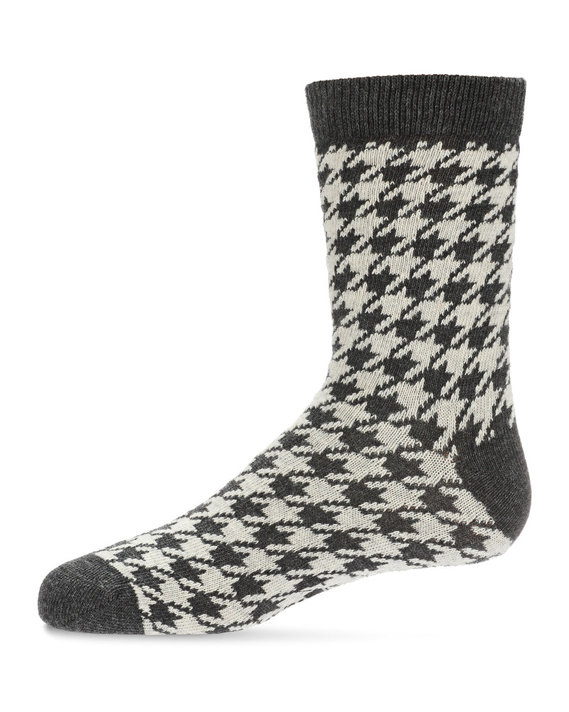 Houndstooth Boys Crew Socks
