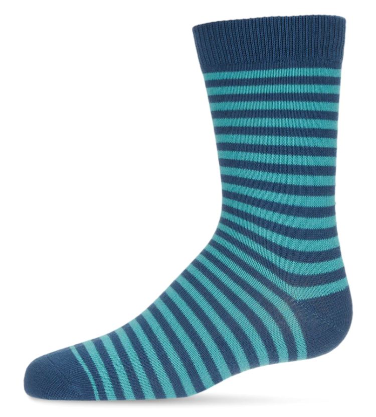 Boys Thin Stripe Crew Socks