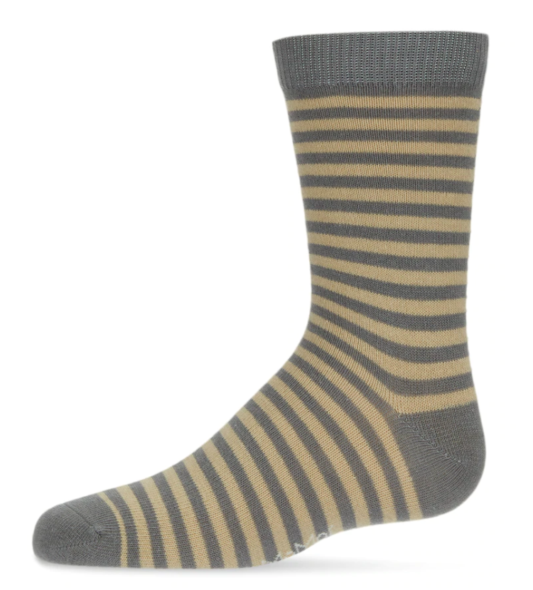 Boys Thin Stripe Crew Socks
