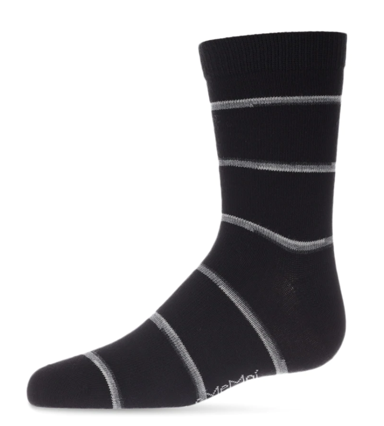 Boys Spacedye Stripe Crew Socks
