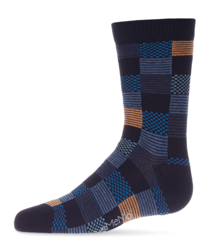 Boys Checkerboard Crew Socks