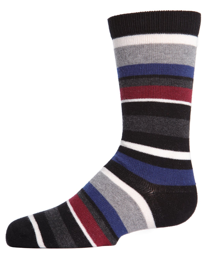 Bright Stripes Boys Crew Socks