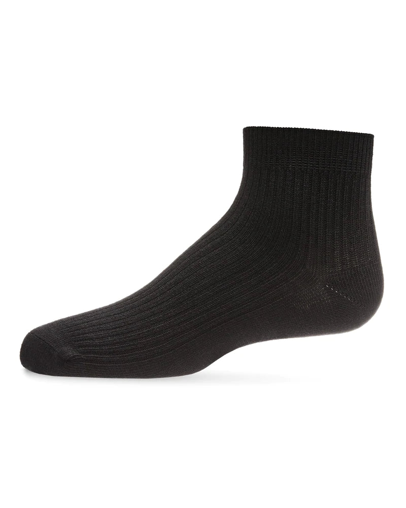 Thin Ribbed Ankle Socks