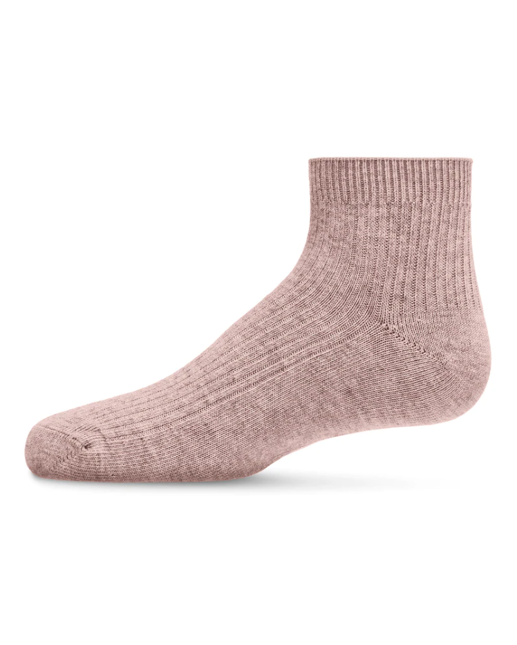 Thin Ribbed Ankle Socks