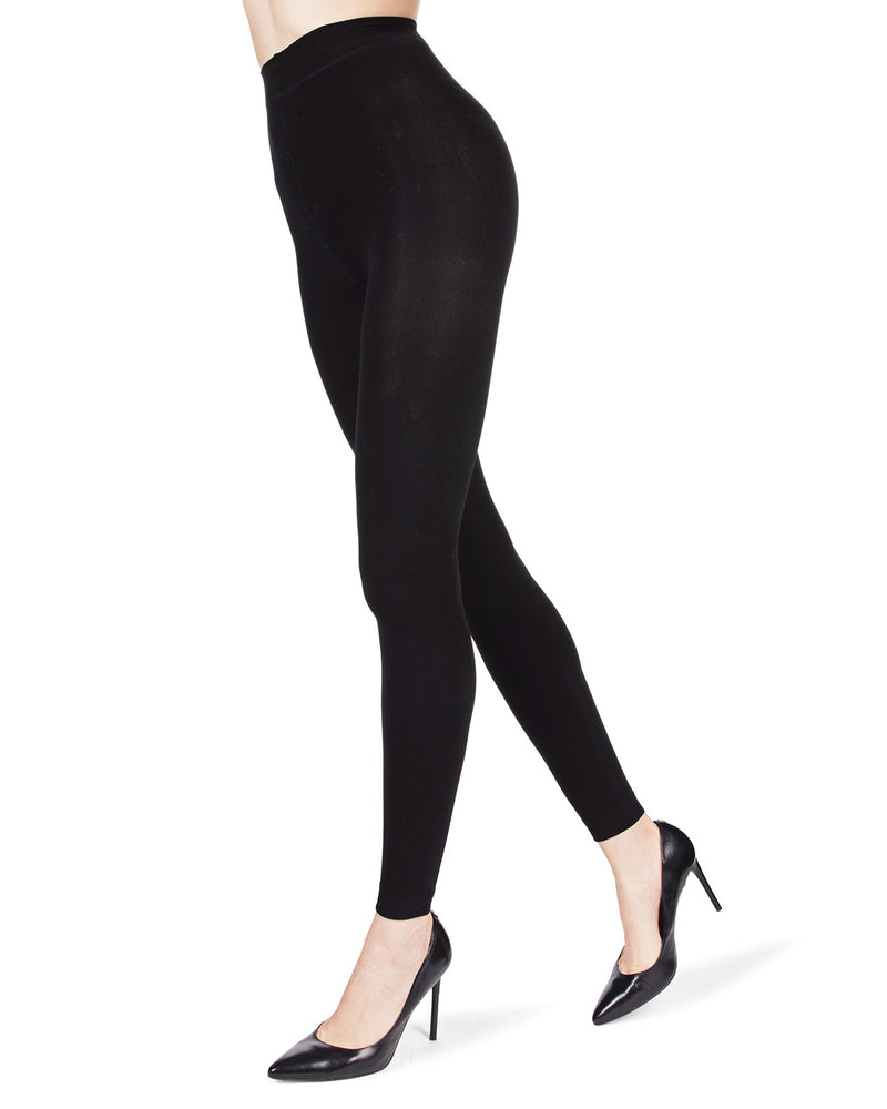 Womens Blackout Thermal Heat Footless Tights