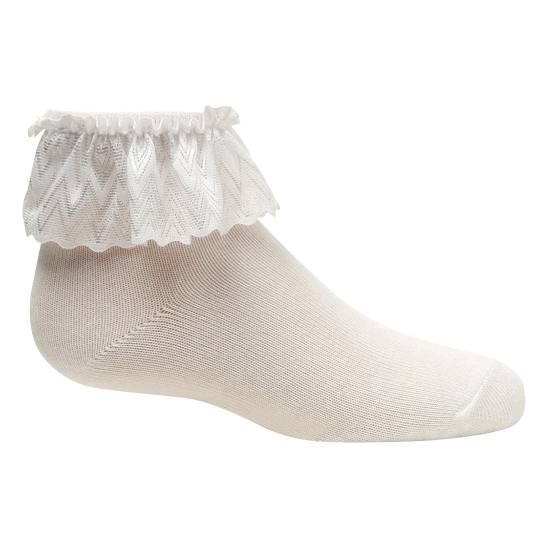 Zubii Textured Ruffle Ankle Socks