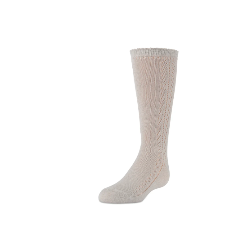 JRP Girls Crochet Lace Midcalf Socks