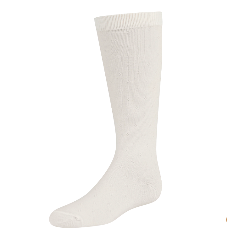 JRP Girls Pinpoint Knee Socks