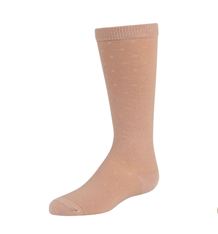JRP Girls Pinpoint Knee Socks