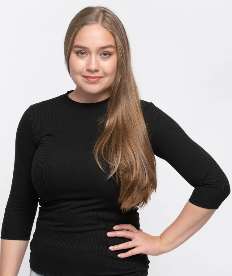 Ladies Rib Basic Tee