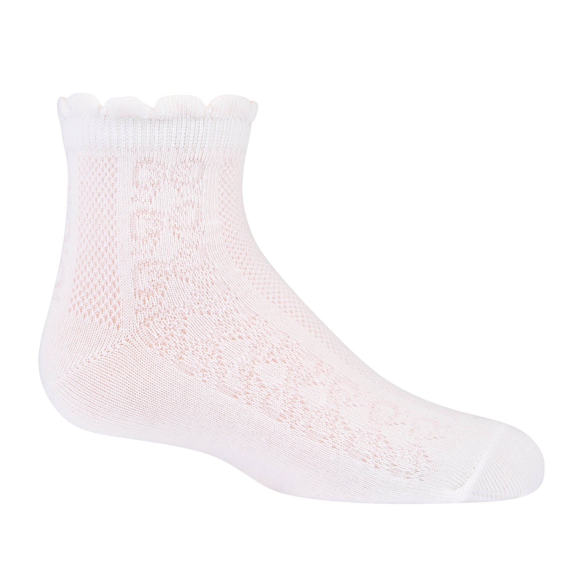 Infants Textured Bow Ankle Socks