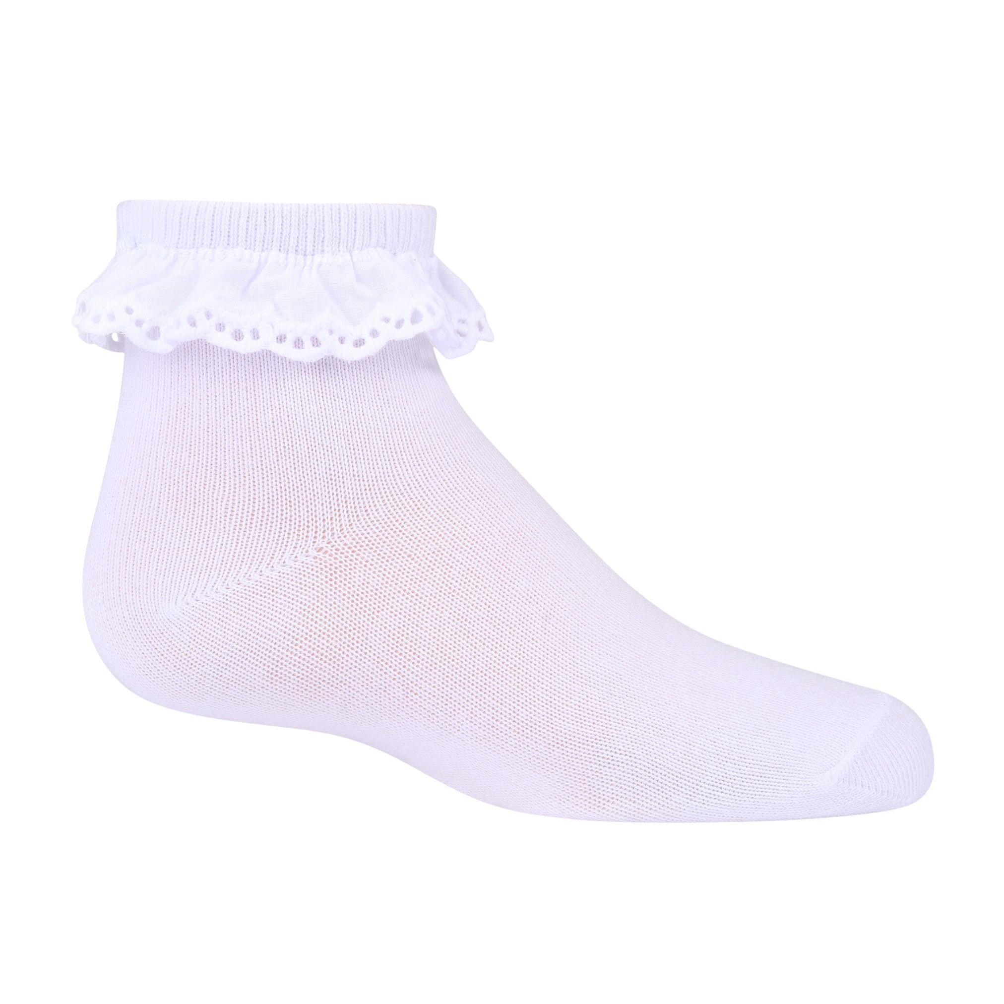 Girls Mini Eyelet Ankle Socks