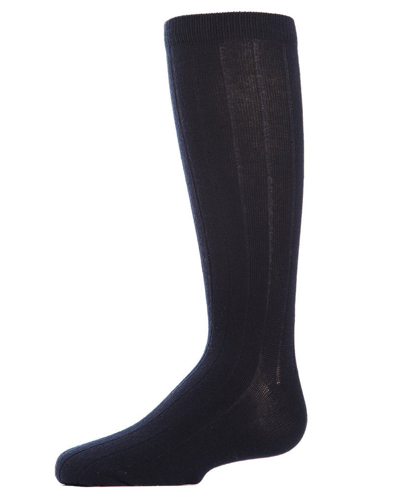 Boys Basic Ribbed Crew Socks - 3 Pack