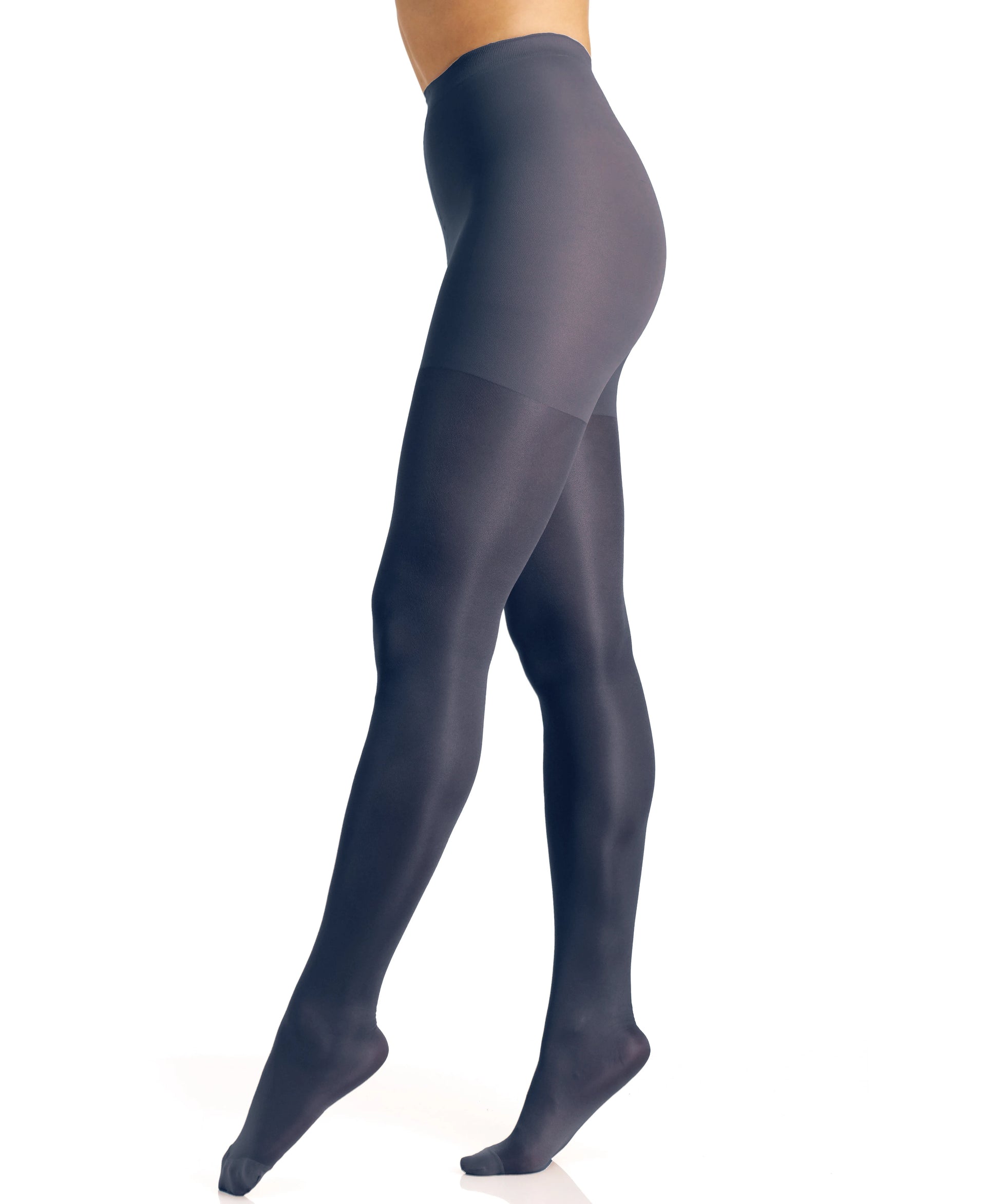 Berkshire Shimmers Opaque Control Top Tights Navy Petite