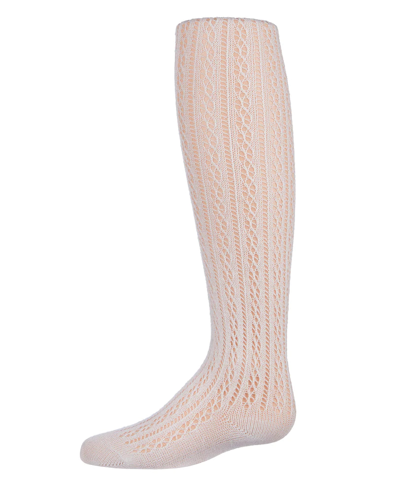 Infants Pelerine Stitch Cotton Tights